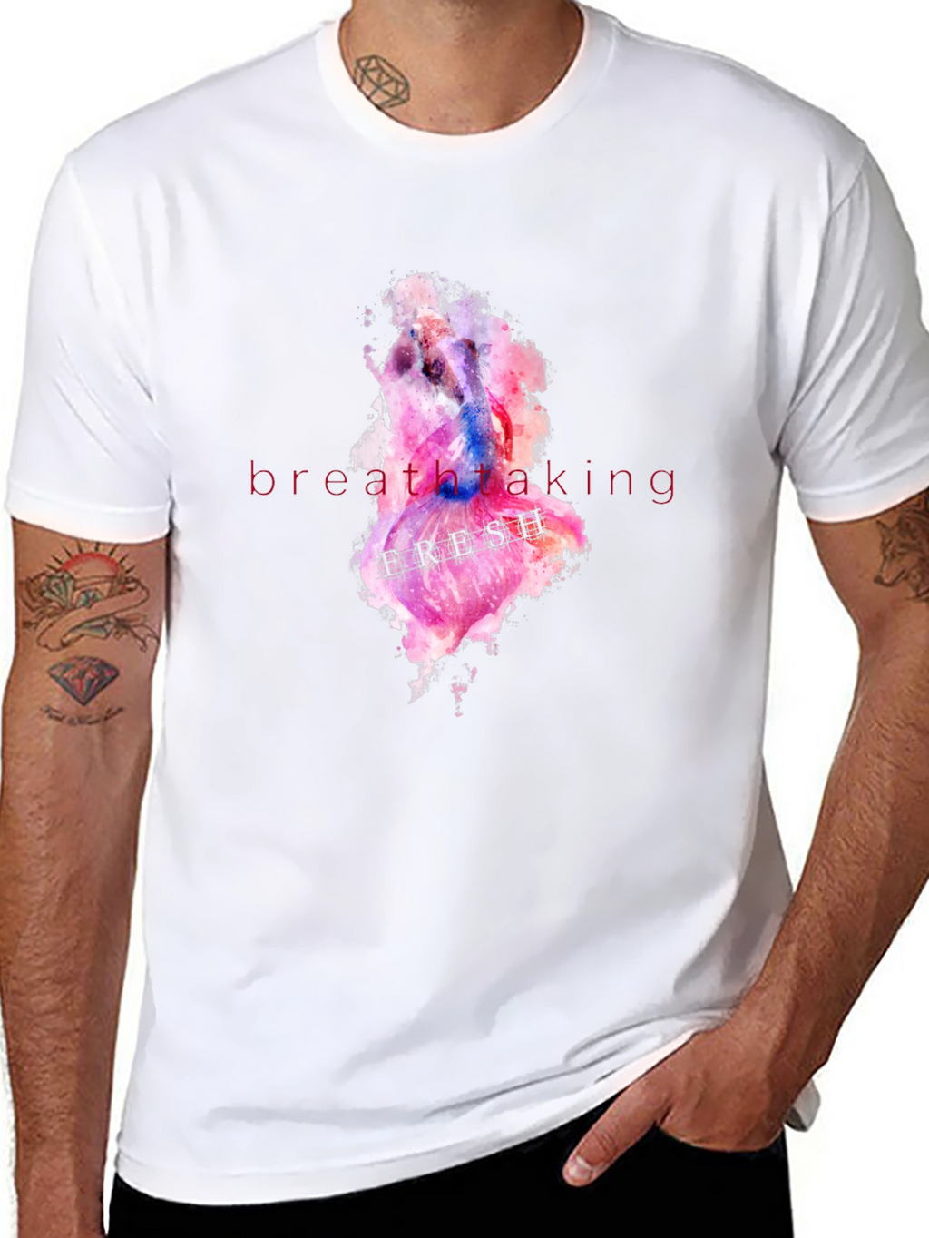 Watercolor Breathtaking Graphic T-Shirt