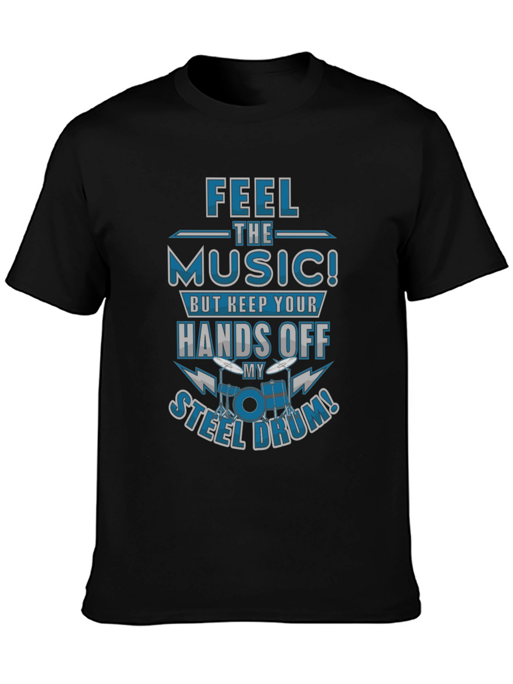 Feel the Music Steel Drum Graphic Tee