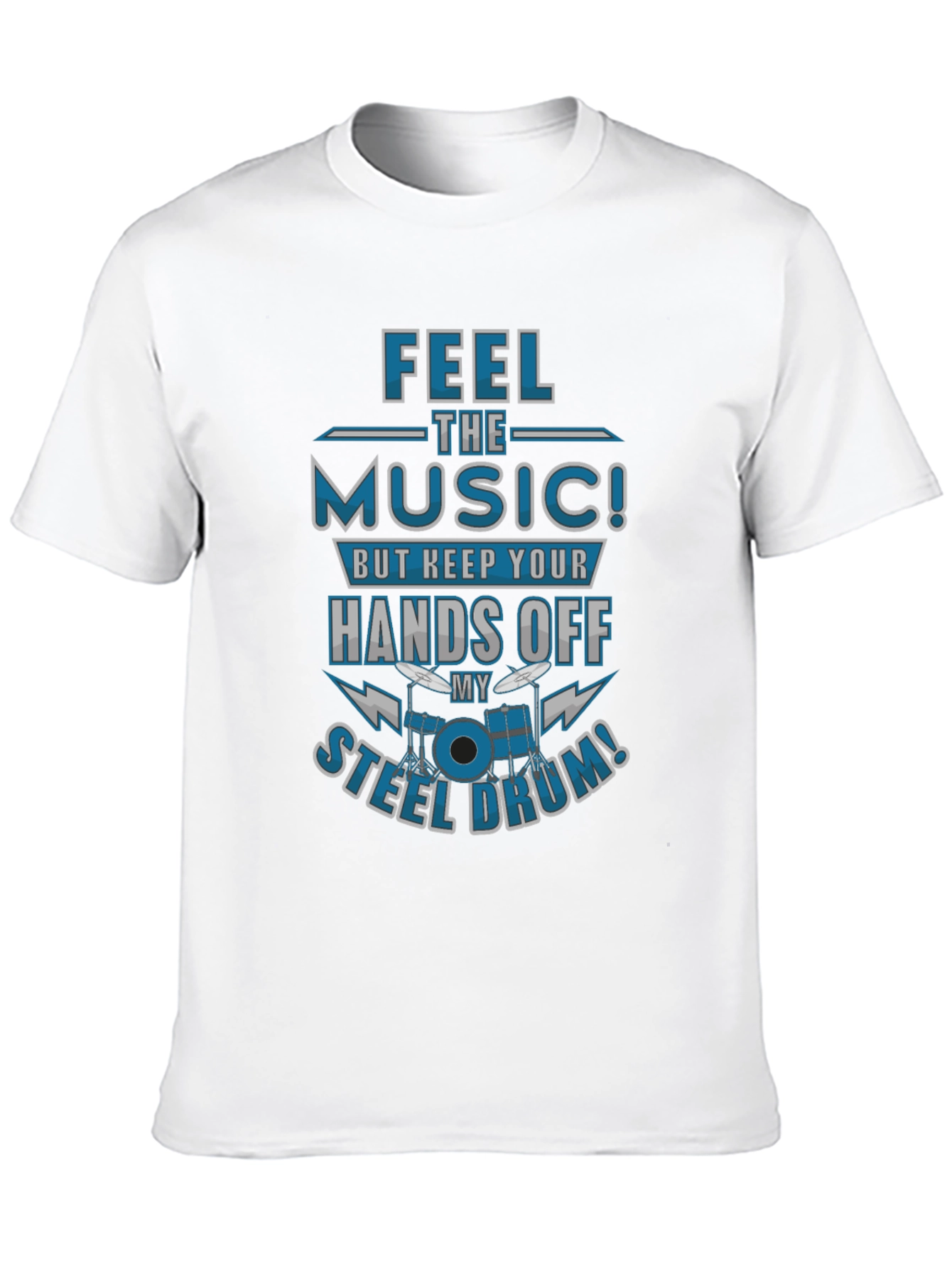 Feel the Music Steel Drum Graphic Tee