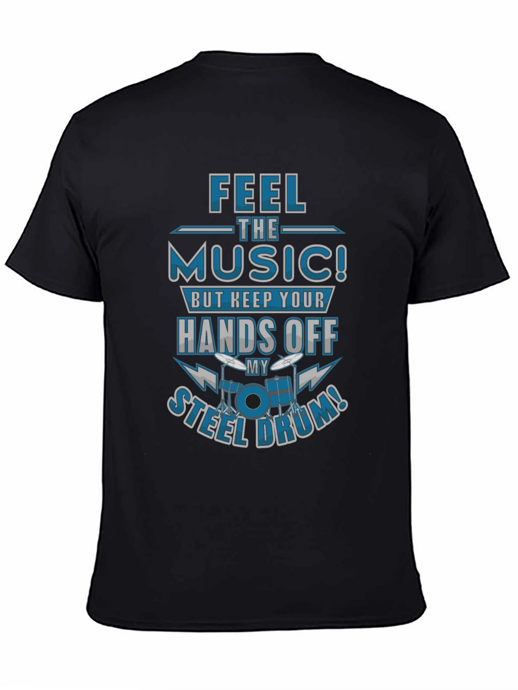 Feel the Music Steel Drum Graphic Tee
