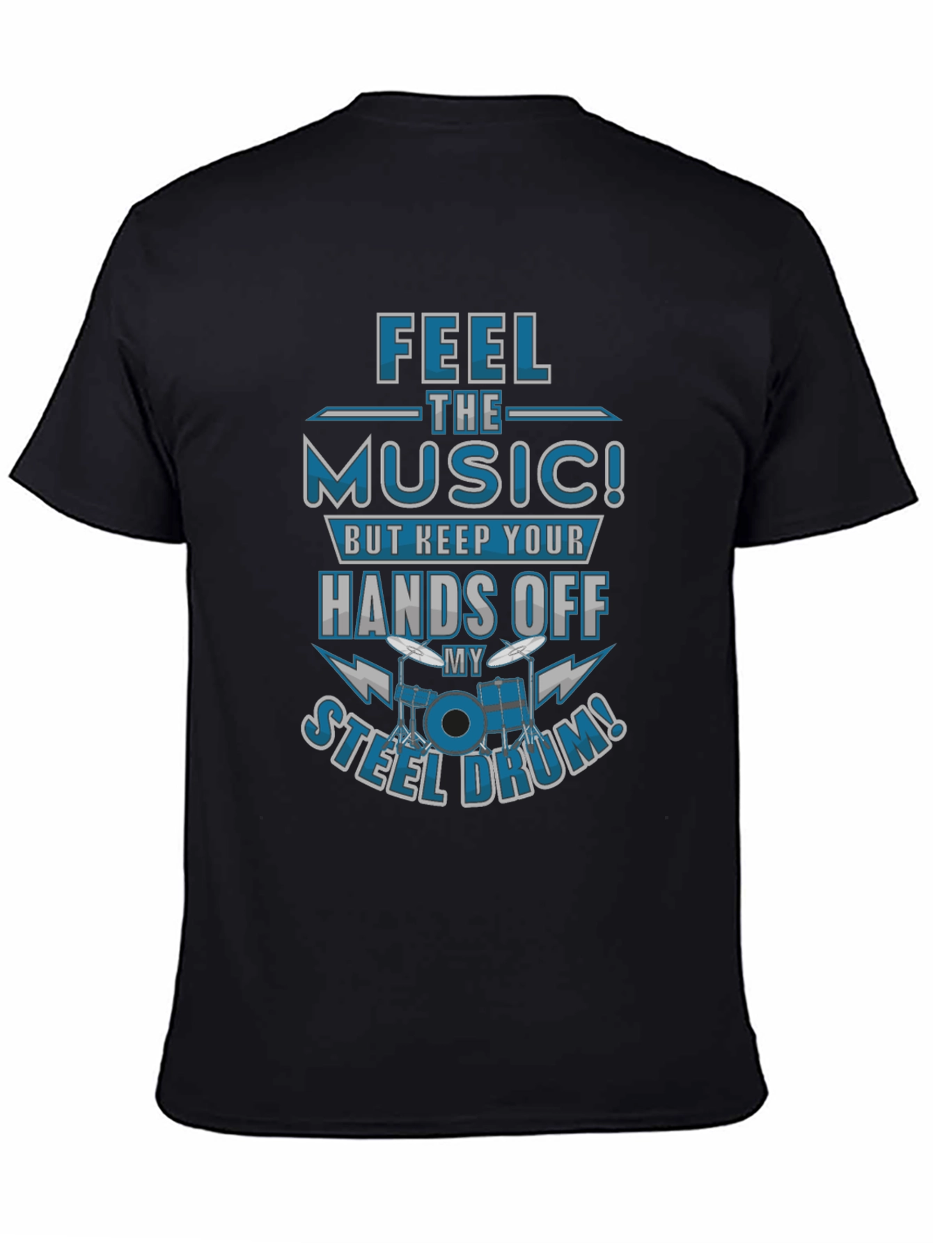 Feel the Music Steel Drum Graphic Tee