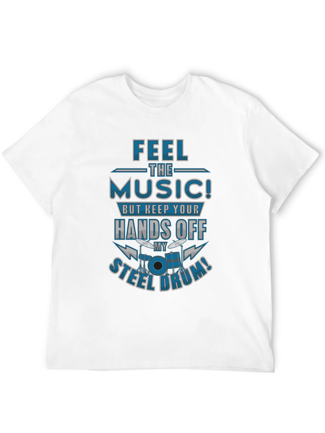 Feel the Music Steel Drum Graphic Tee