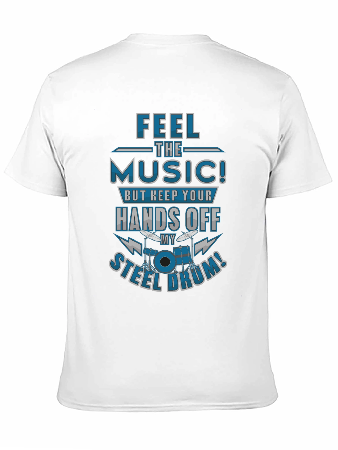 Feel the Music Steel Drum Graphic Tee