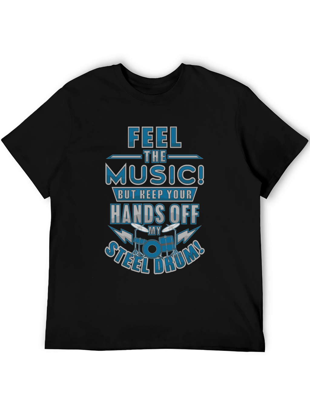Feel the Music Steel Drum Graphic Tee