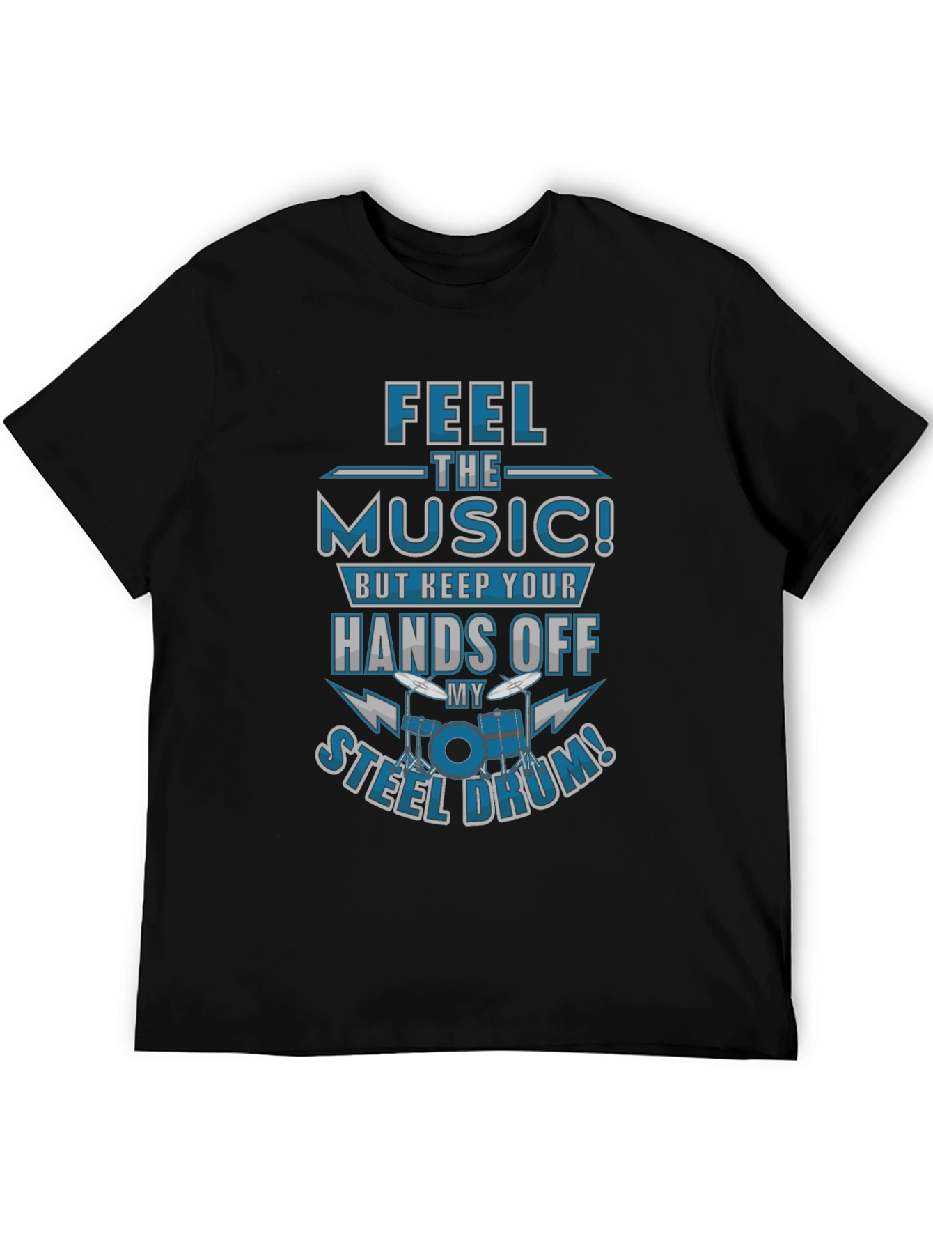 Feel the Music Steel Drum Graphic Tee