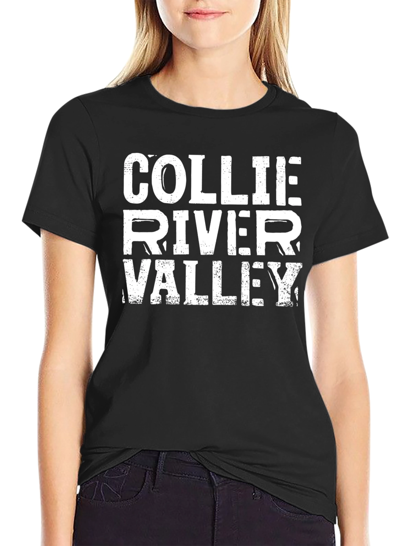 Collie River Valley Black T-Shirt