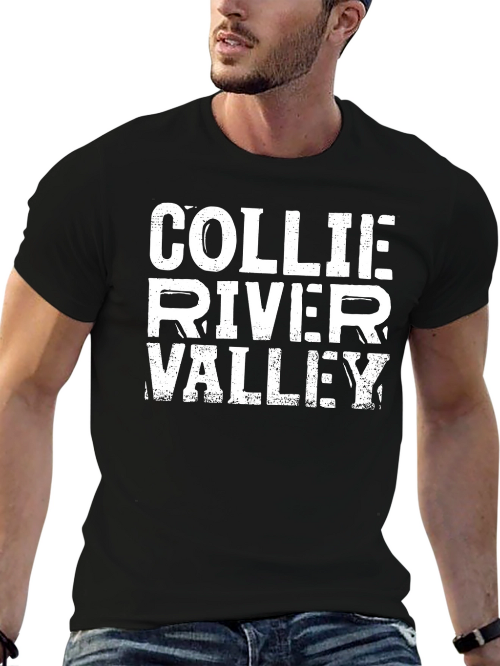 Collie River Valley Black T-Shirt