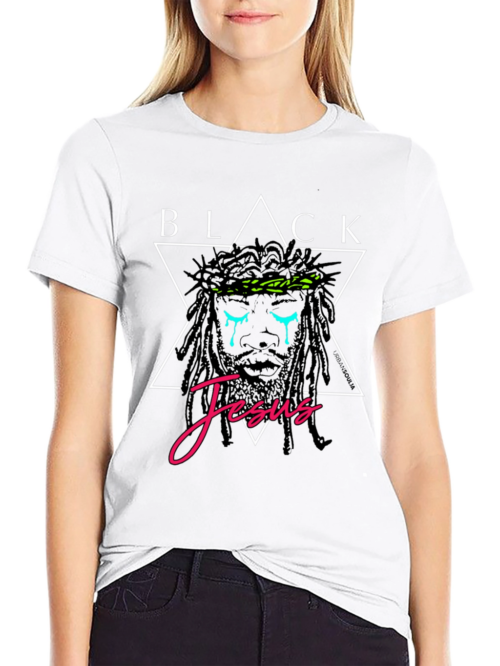 Black Jesus Graphic T-Shirt