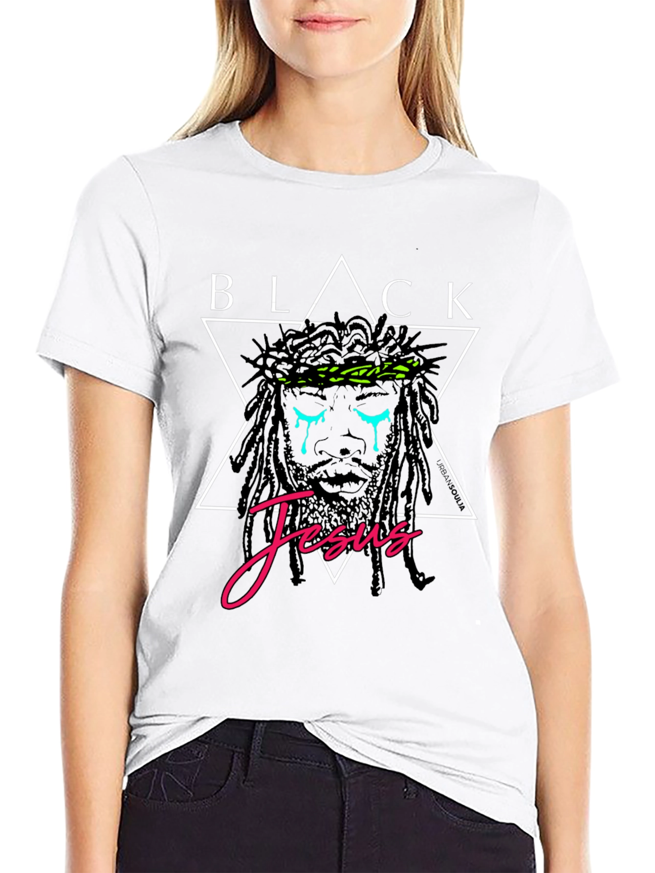 Black Jesus Graphic T-Shirt