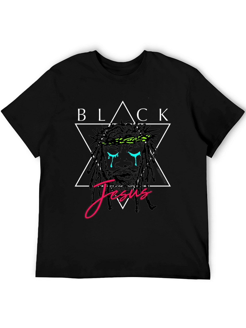 Black Jesus Graphic T-Shirt