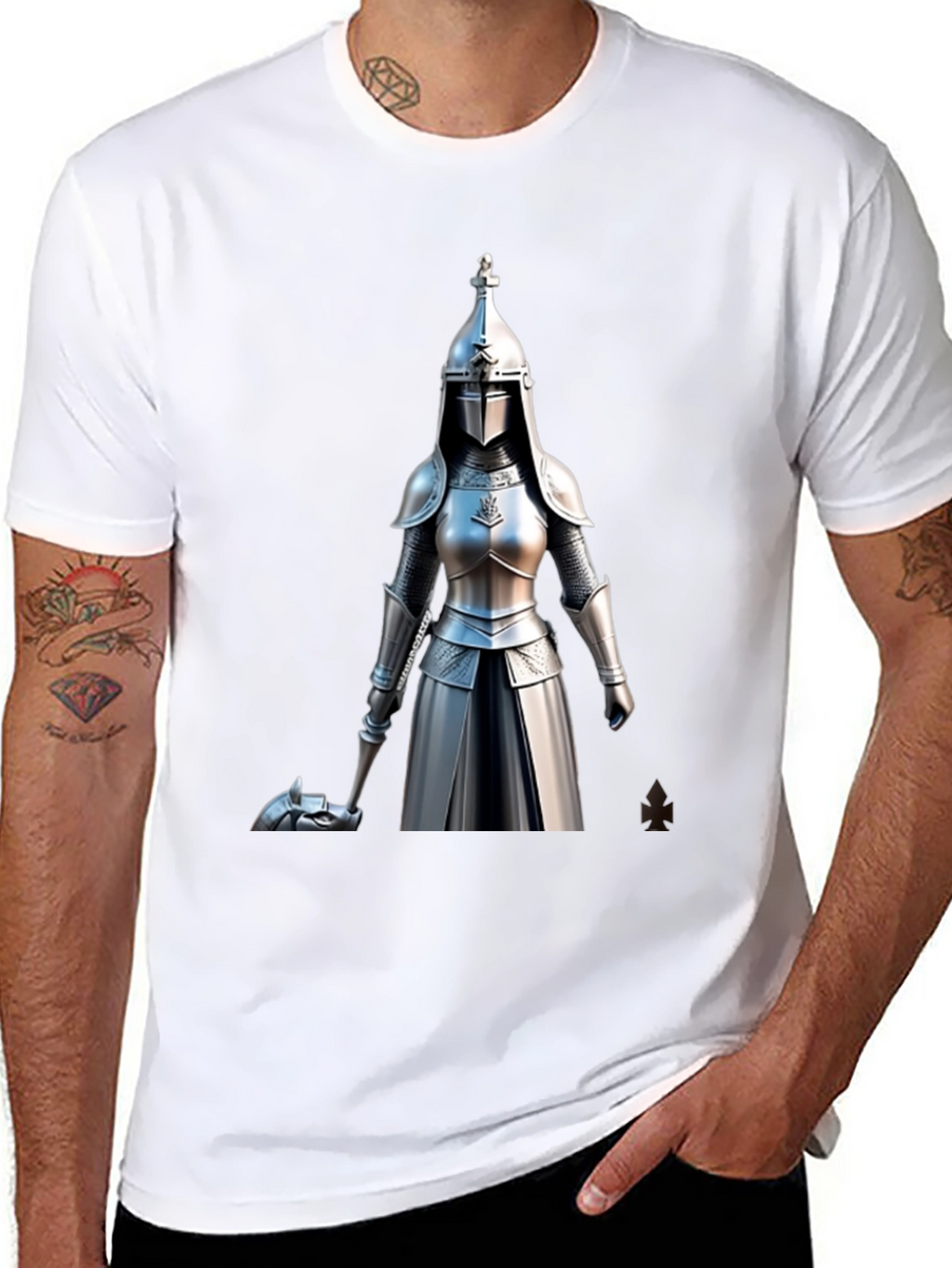 Knight T-Shirt - Medieval Warrior Design