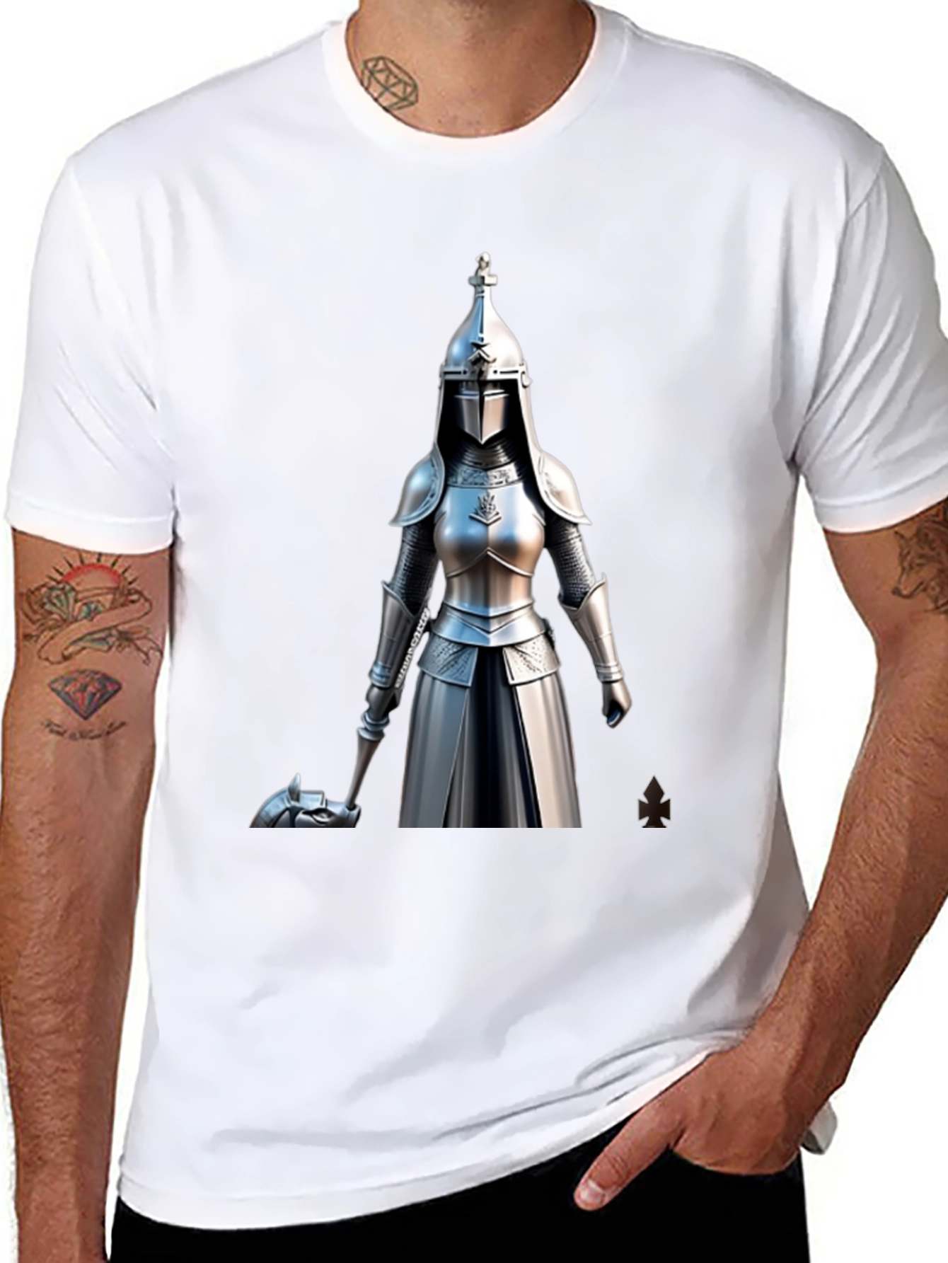 Knight T-Shirt - Medieval Warrior Design