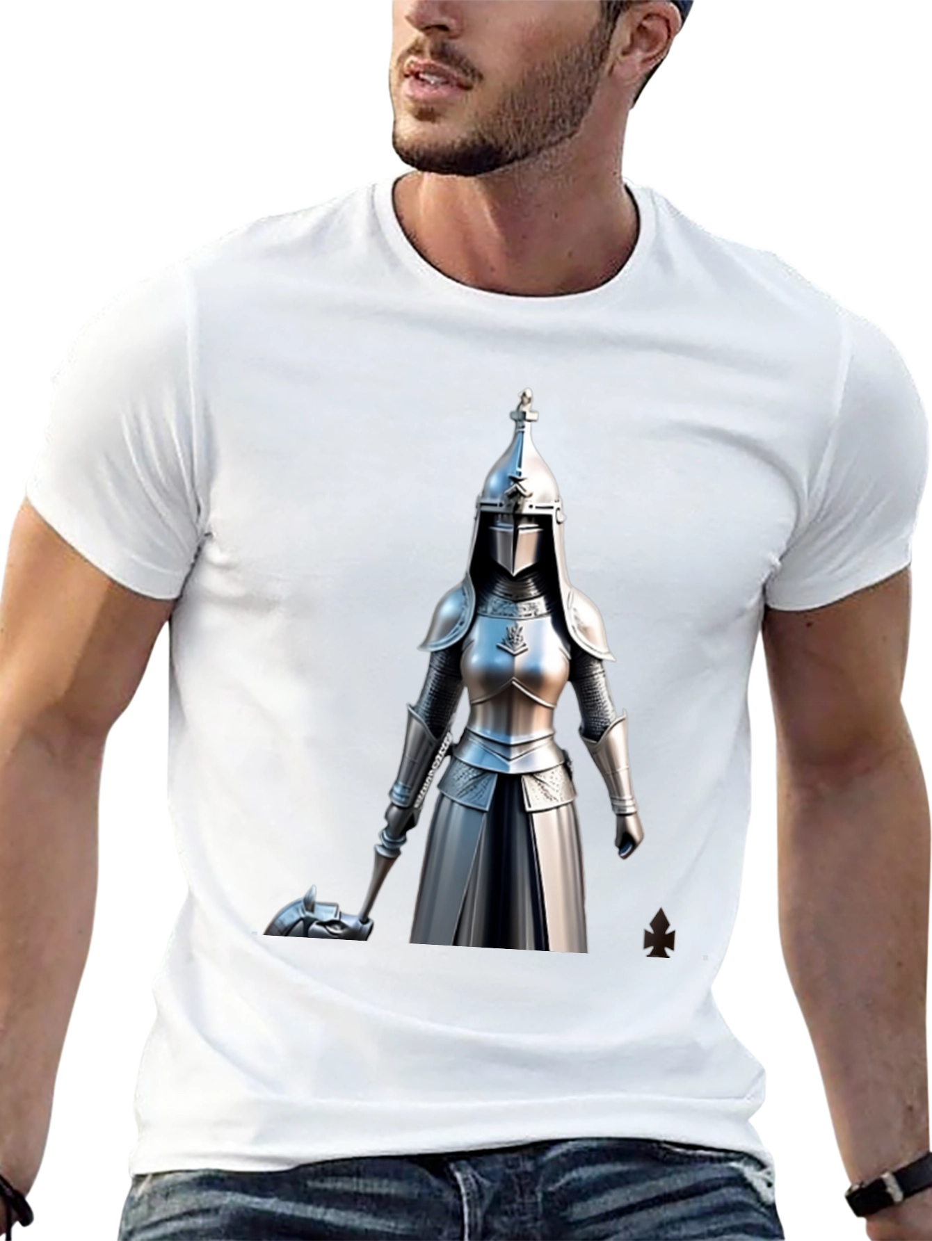 Knight T-Shirt - Medieval Warrior Design