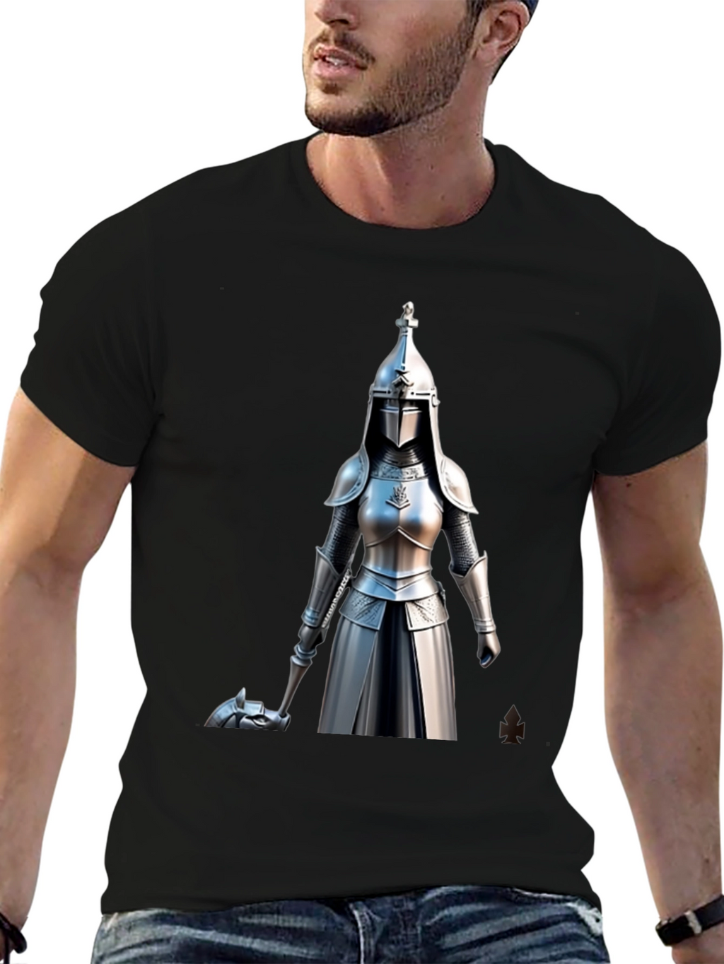 Knight T-Shirt - Medieval Warrior Design