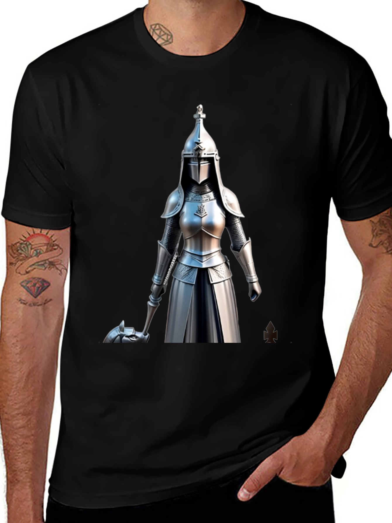 Knight T-Shirt - Medieval Warrior Design