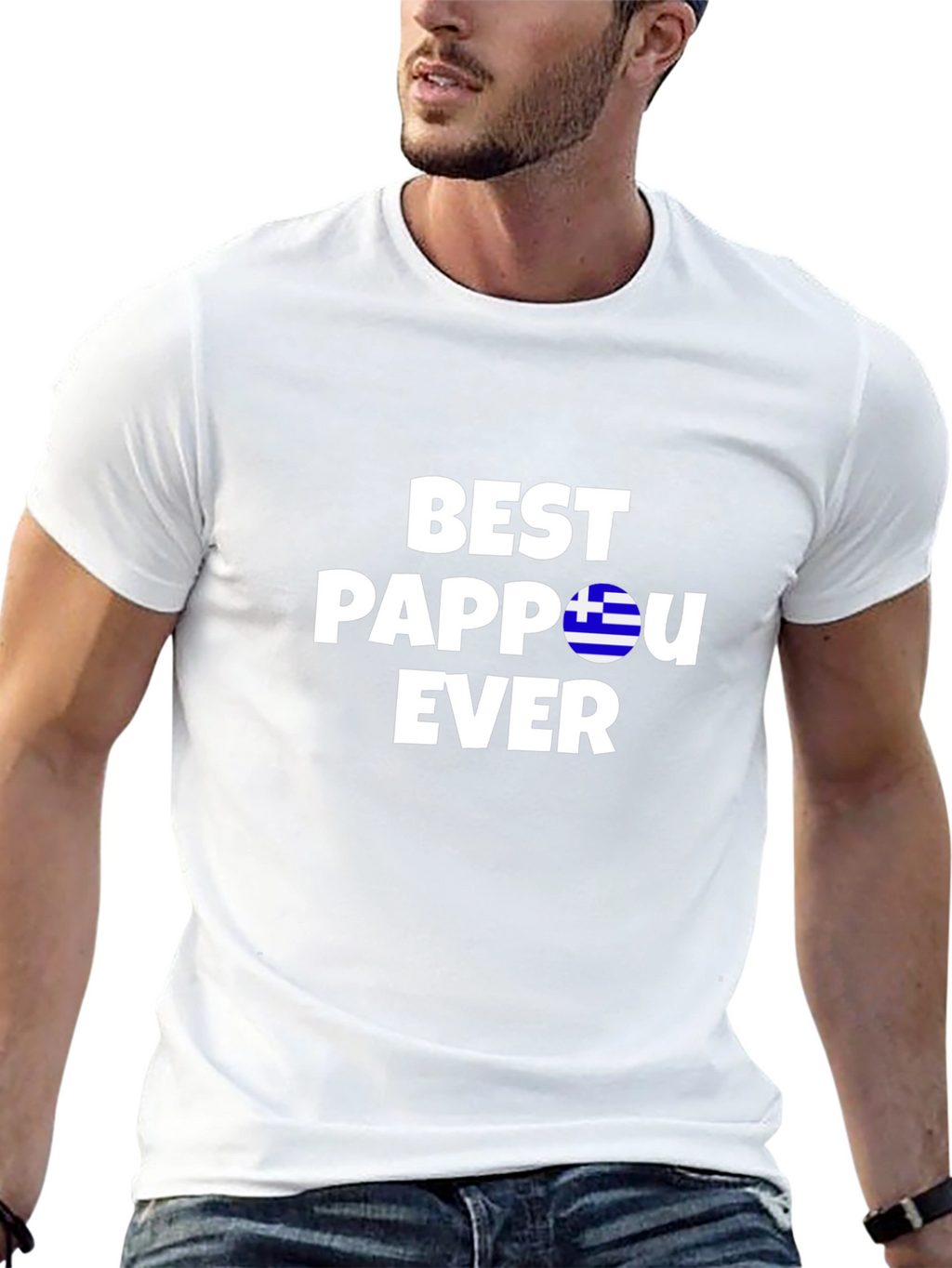 Best Pappou Ever T-Shirt - Greek Pride