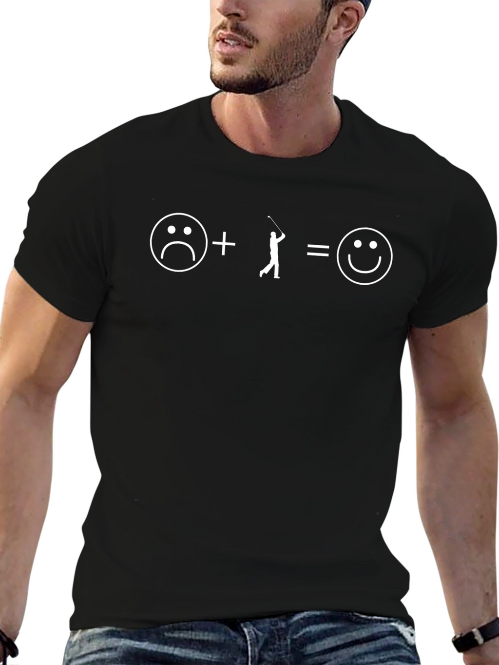 Golfing Makes Me Happy T-Shirt