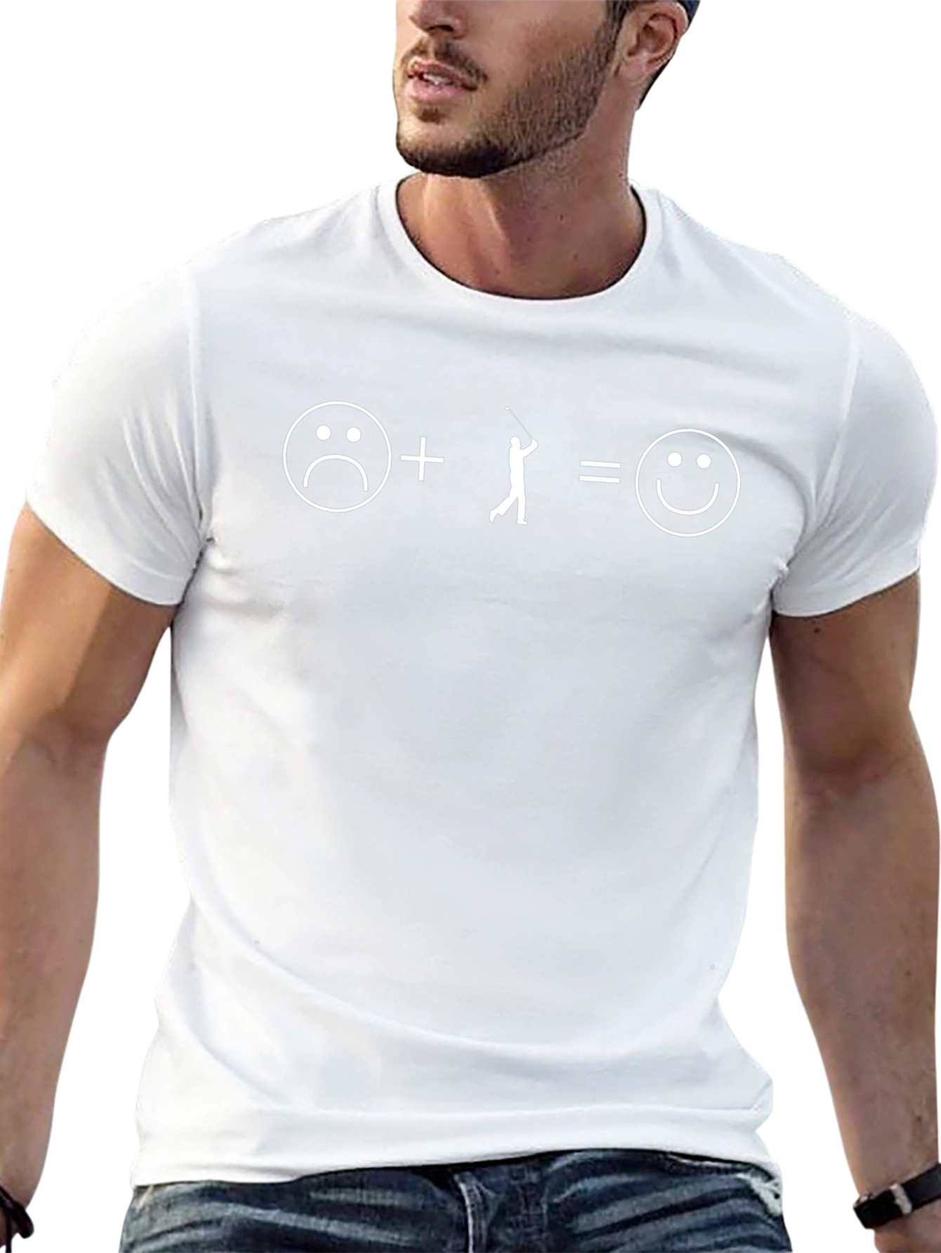 Golfing Makes Me Happy T-Shirt