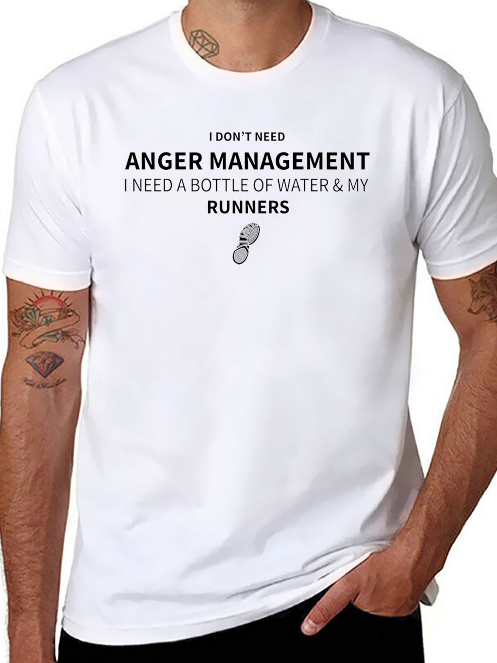 Funny Running T-Shirt: Anger Management Runner Gift