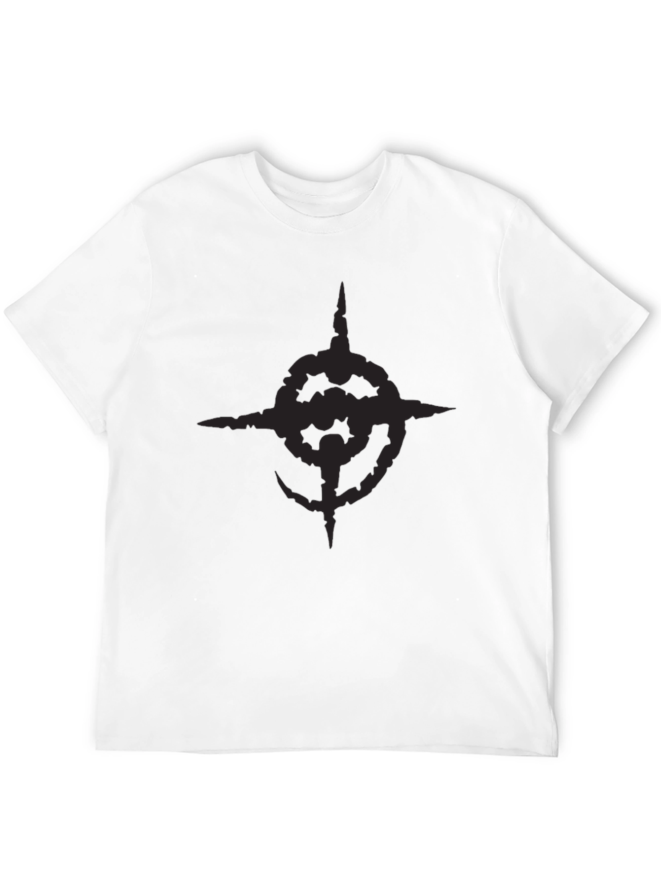 Dark Symbol Graphic Tee - Mens Short Sleeve Black Shirt
