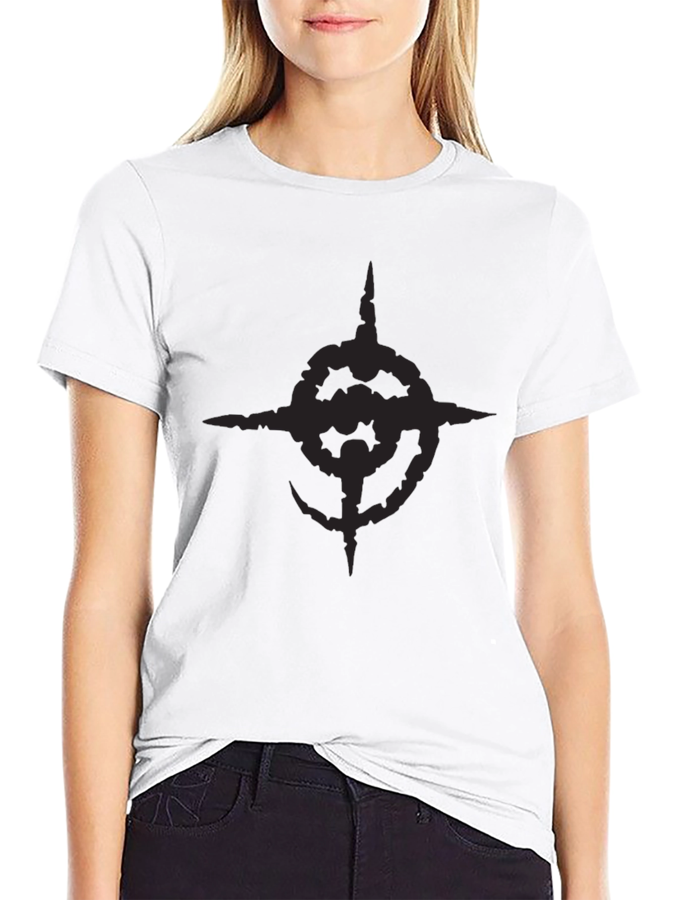 Dark Symbol Graphic Tee - Mens Short Sleeve Black Shirt