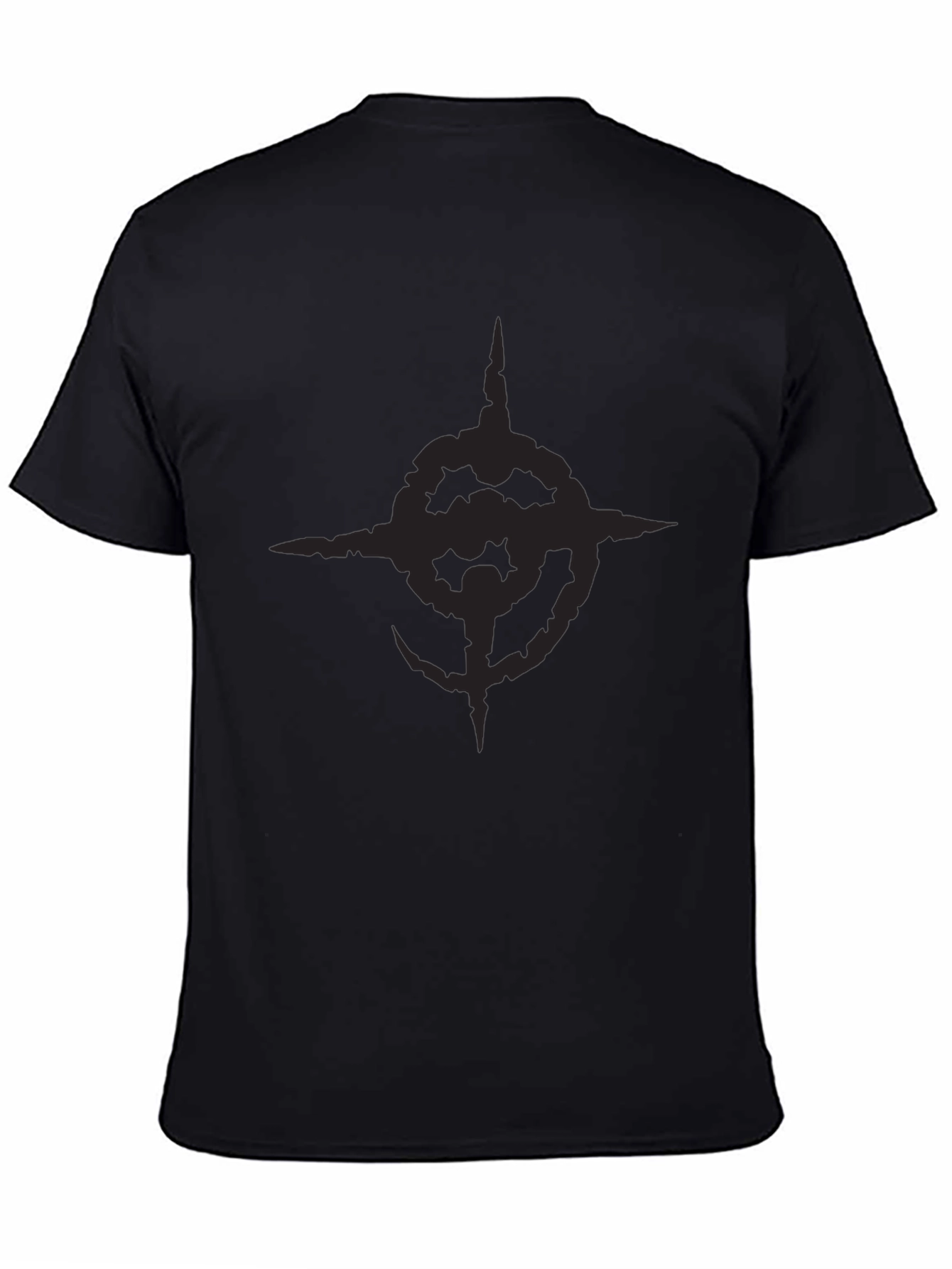 Dark Symbol Graphic Tee - Mens Short Sleeve Black Shirt