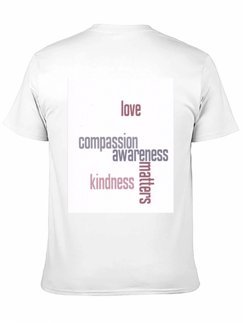Love Compassion Kindness Matters Black T-Shirt