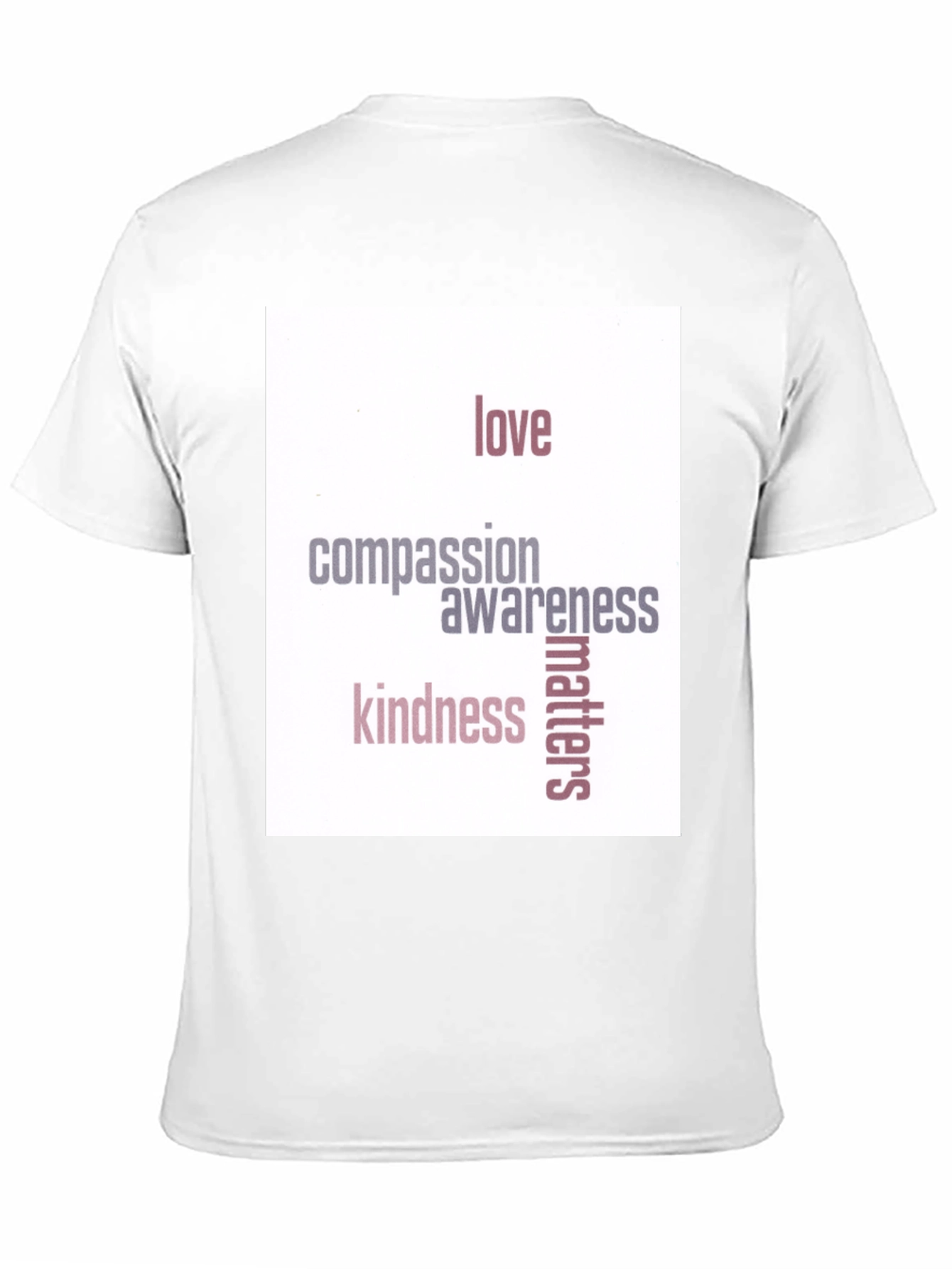 Love Compassion Kindness Matters Black T-Shirt
