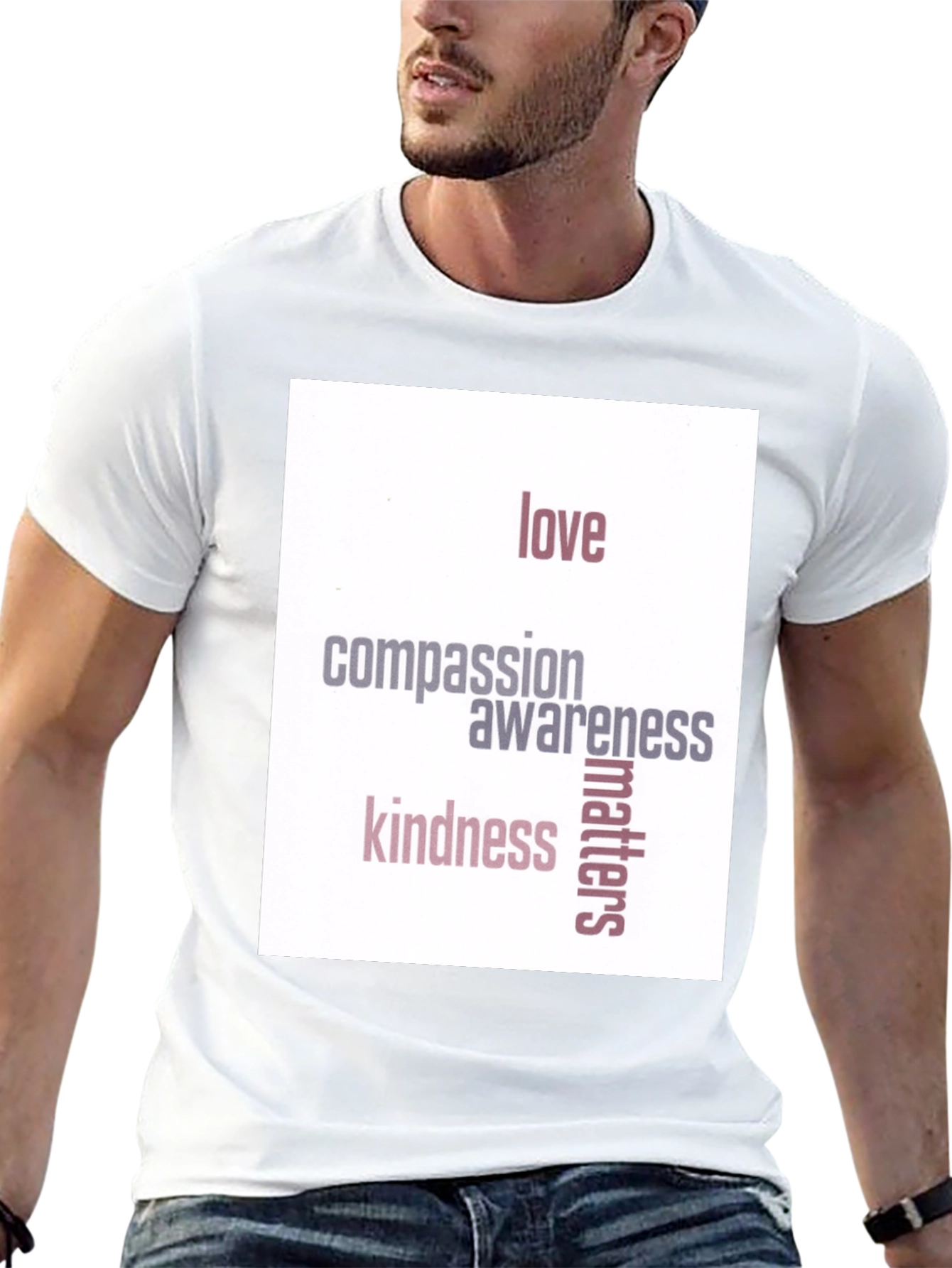 Love Compassion Kindness Matters Black T-Shirt