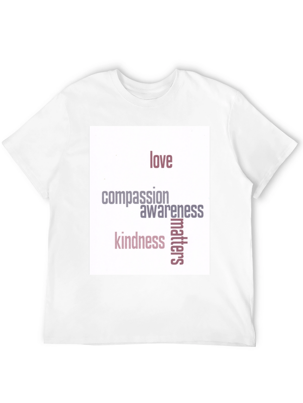 Love Compassion Kindness Matters Black T-Shirt