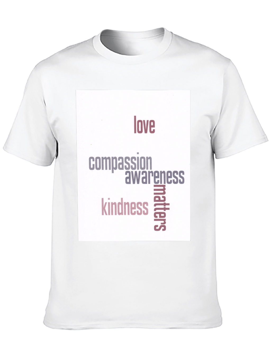 Love Compassion Kindness Matters Black T-Shirt