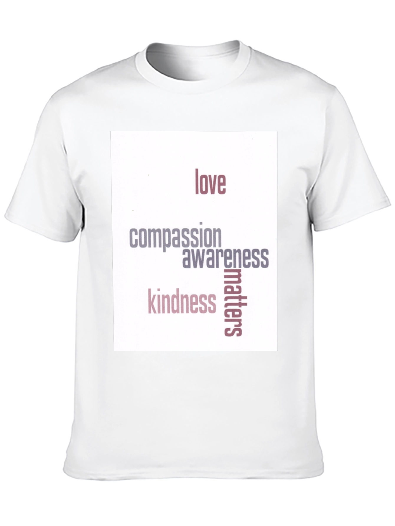 Love Compassion Kindness Matters Black T-Shirt