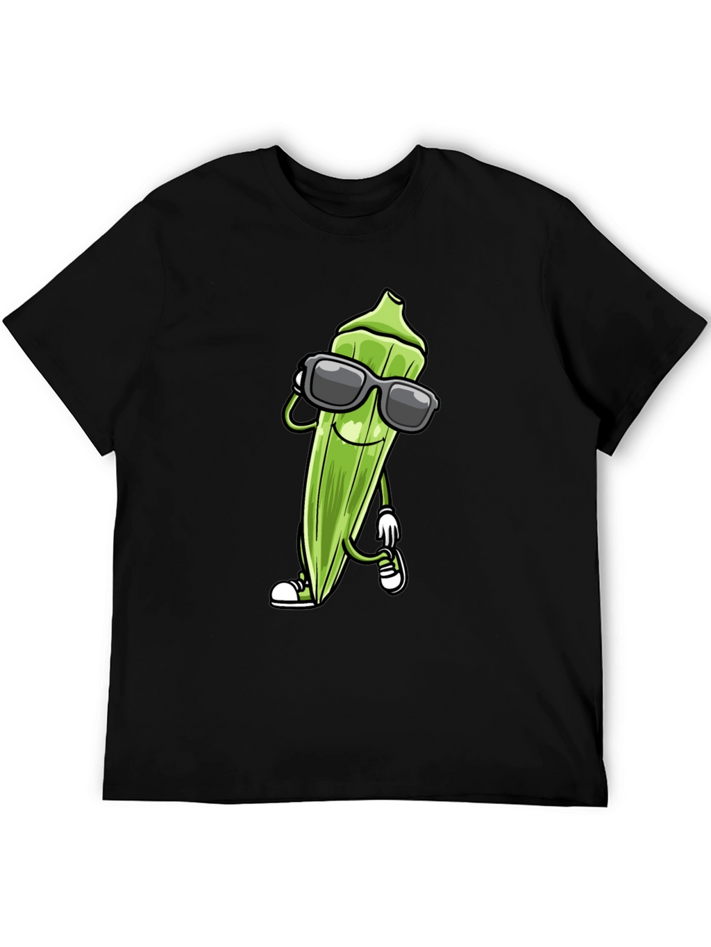 Cool Okra T-Shirt - Funny Vegetarian Vegetable Tee