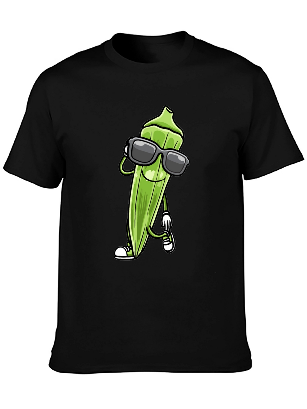 Cool Okra T-Shirt - Funny Vegetarian Vegetable Tee