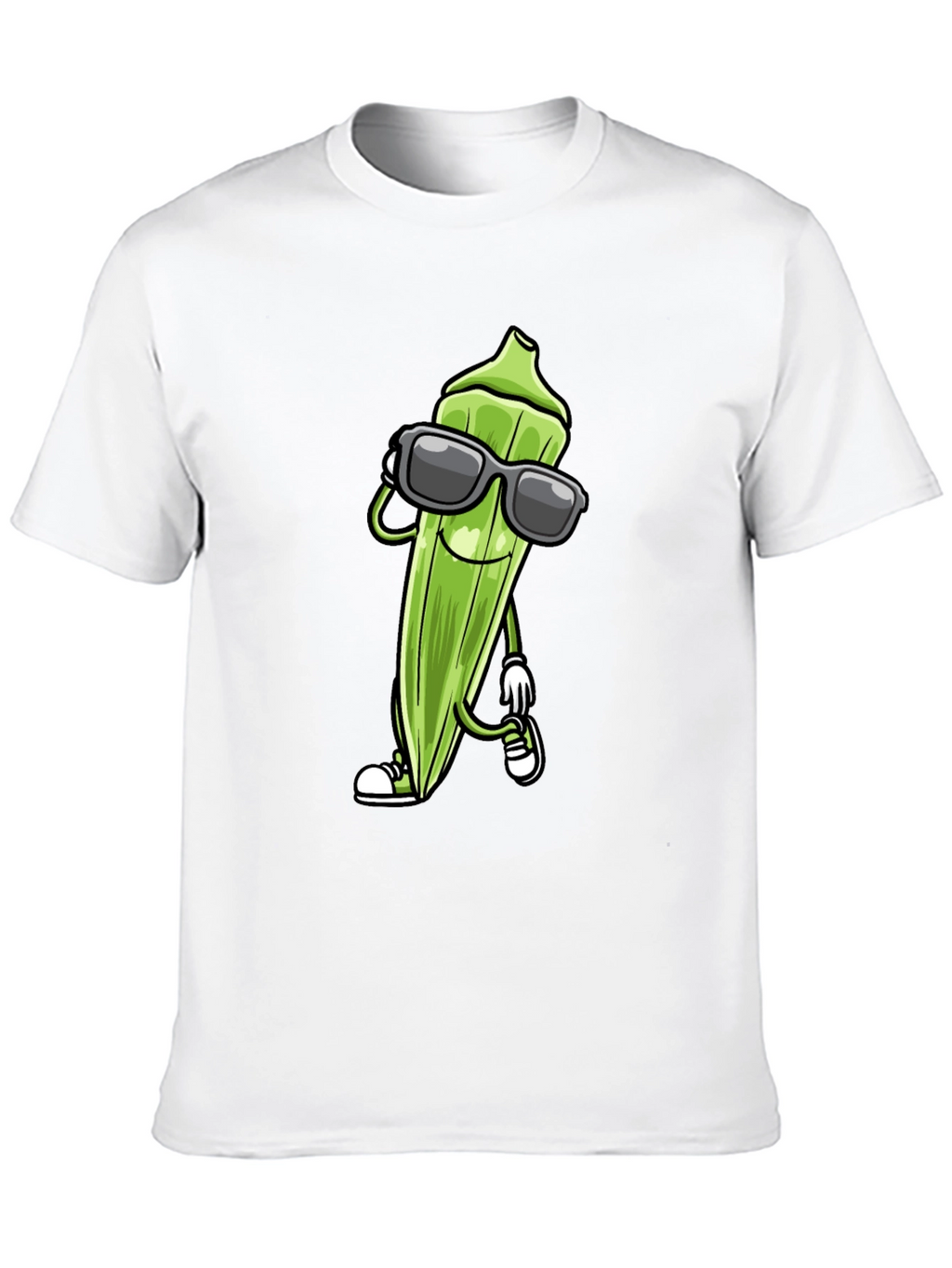 Cool Okra T-Shirt - Funny Vegetarian Vegetable Tee