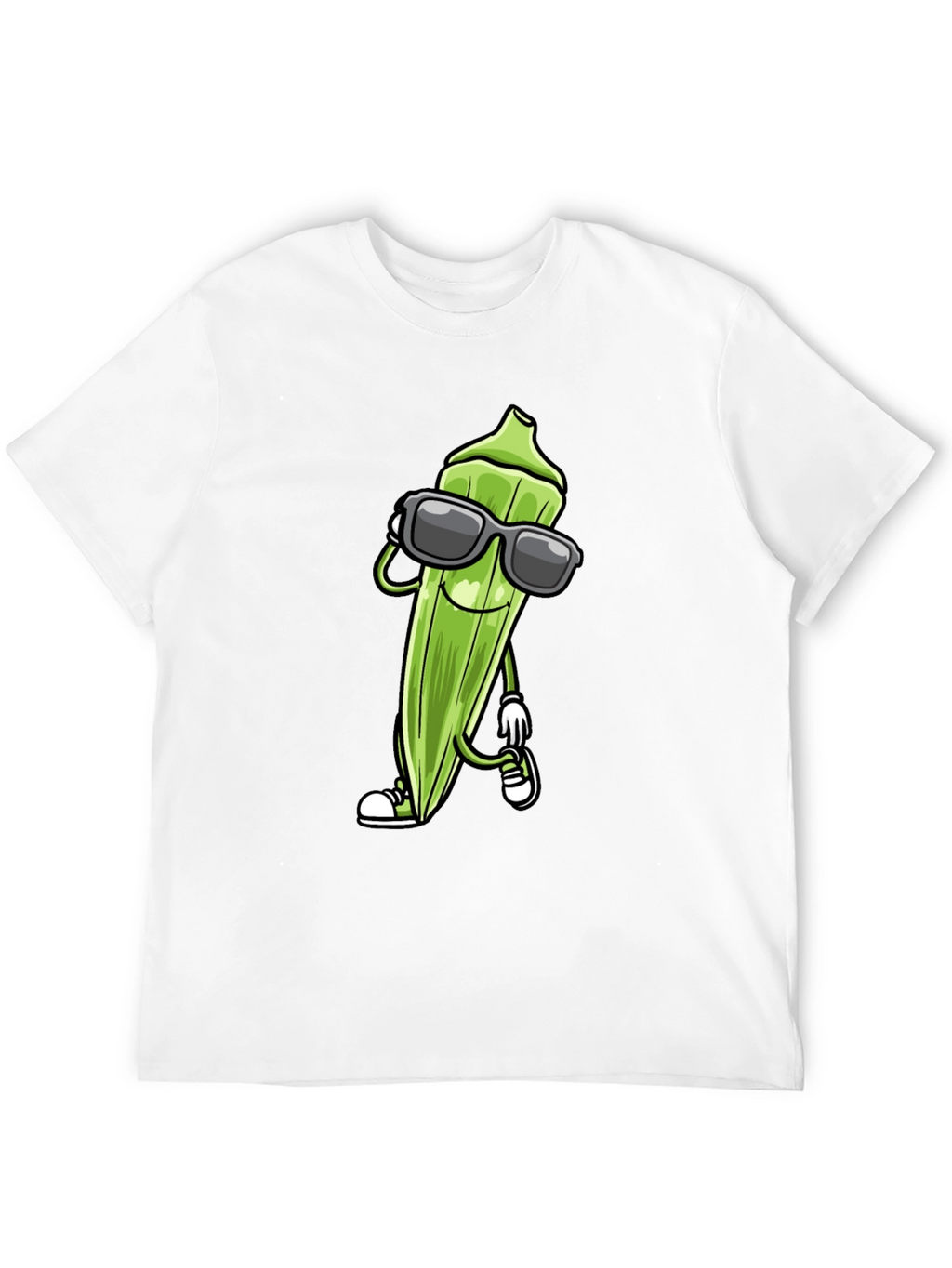 Cool Okra T-Shirt - Funny Vegetarian Vegetable Tee