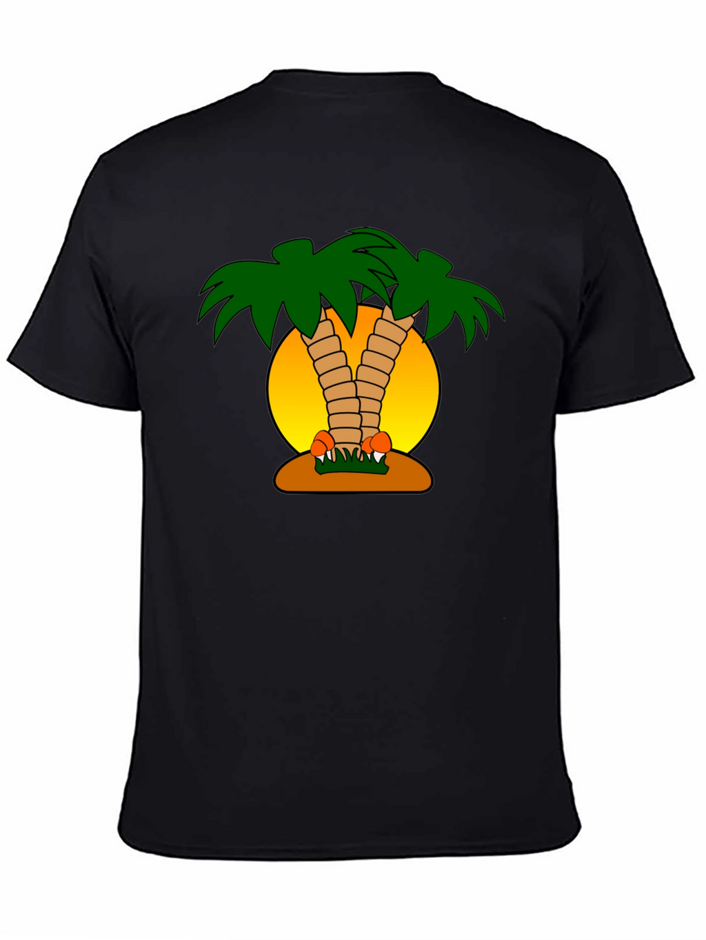 Tropical Palm Tree Graphic T-Shirt