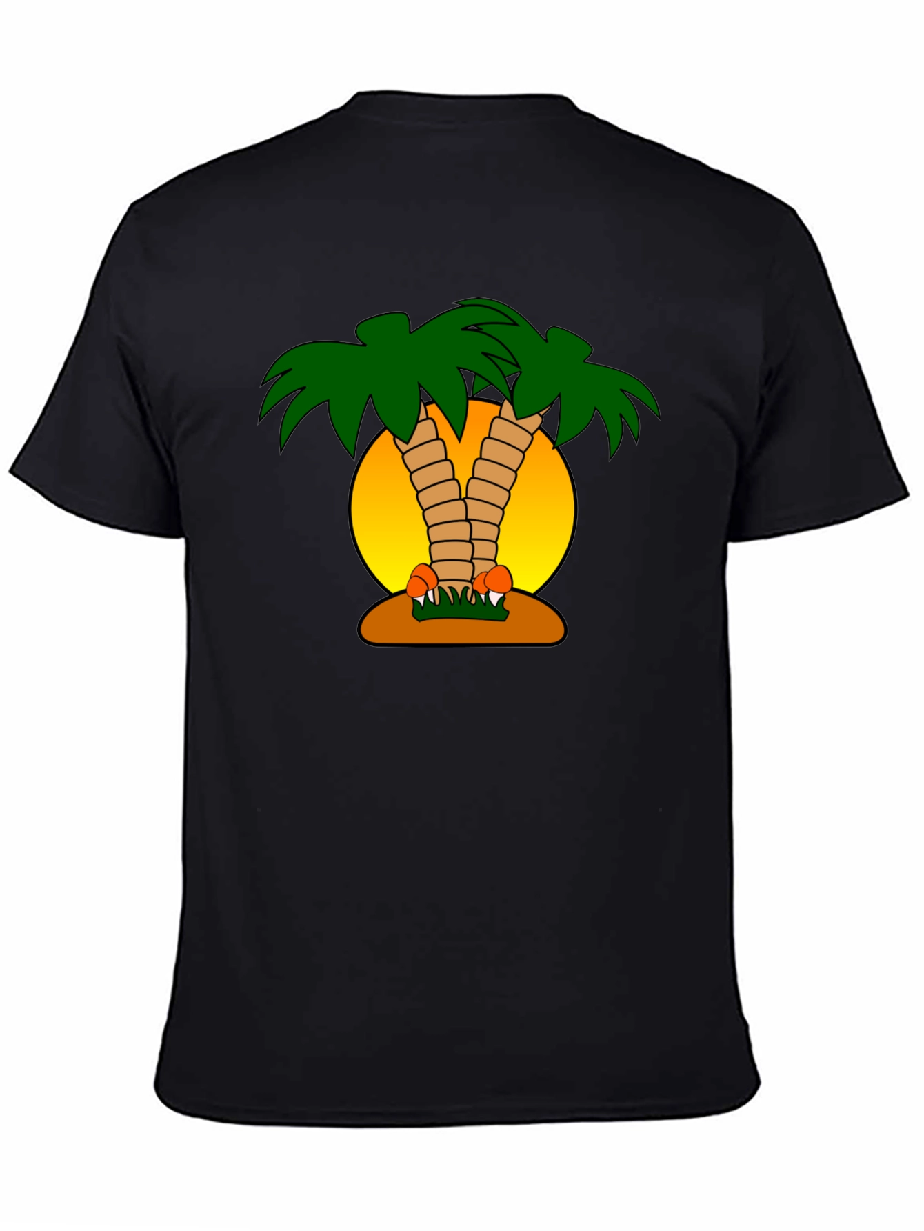 Tropical Palm Tree Graphic T-Shirt