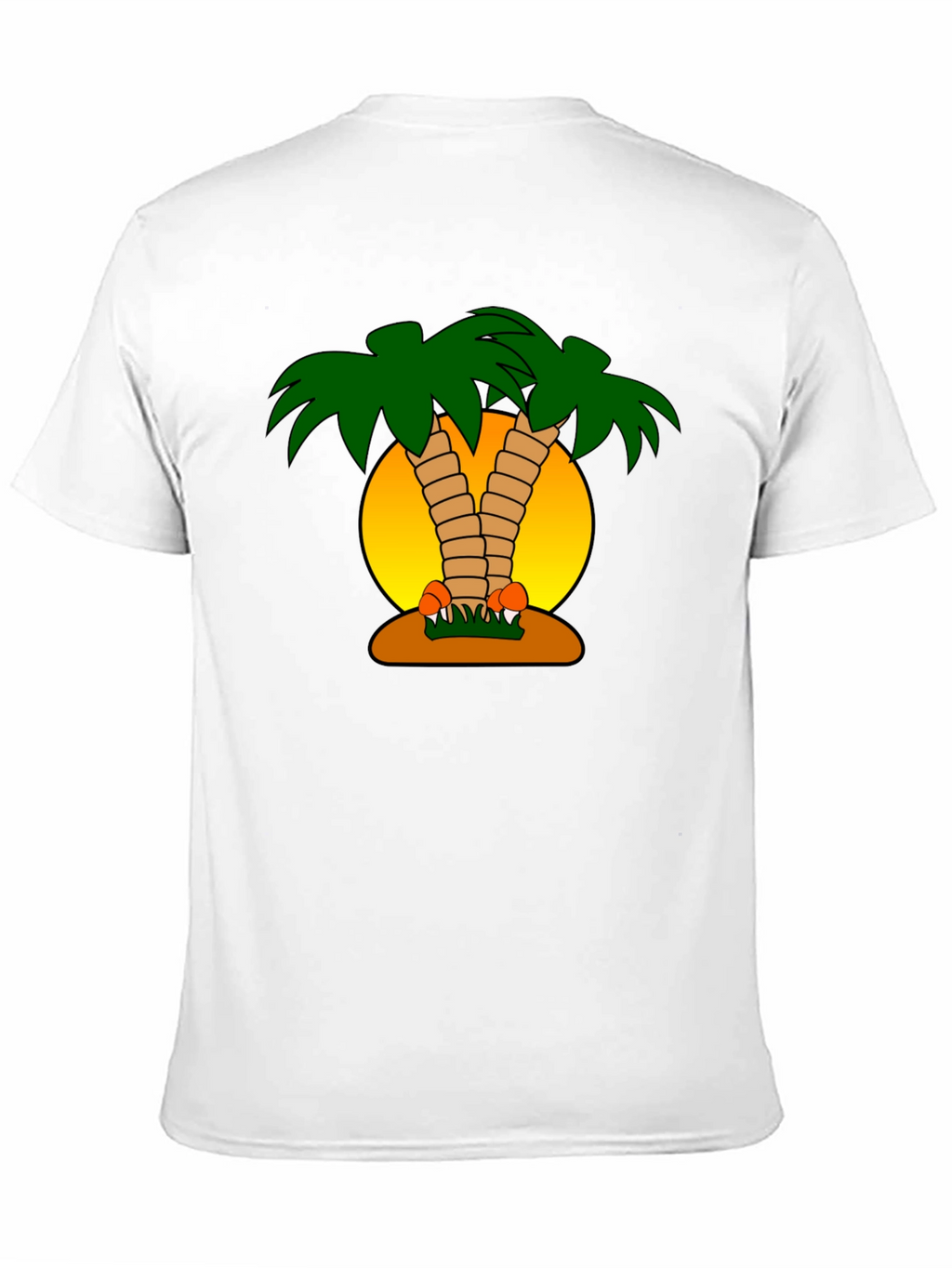Tropical Palm Tree Graphic T-Shirt
