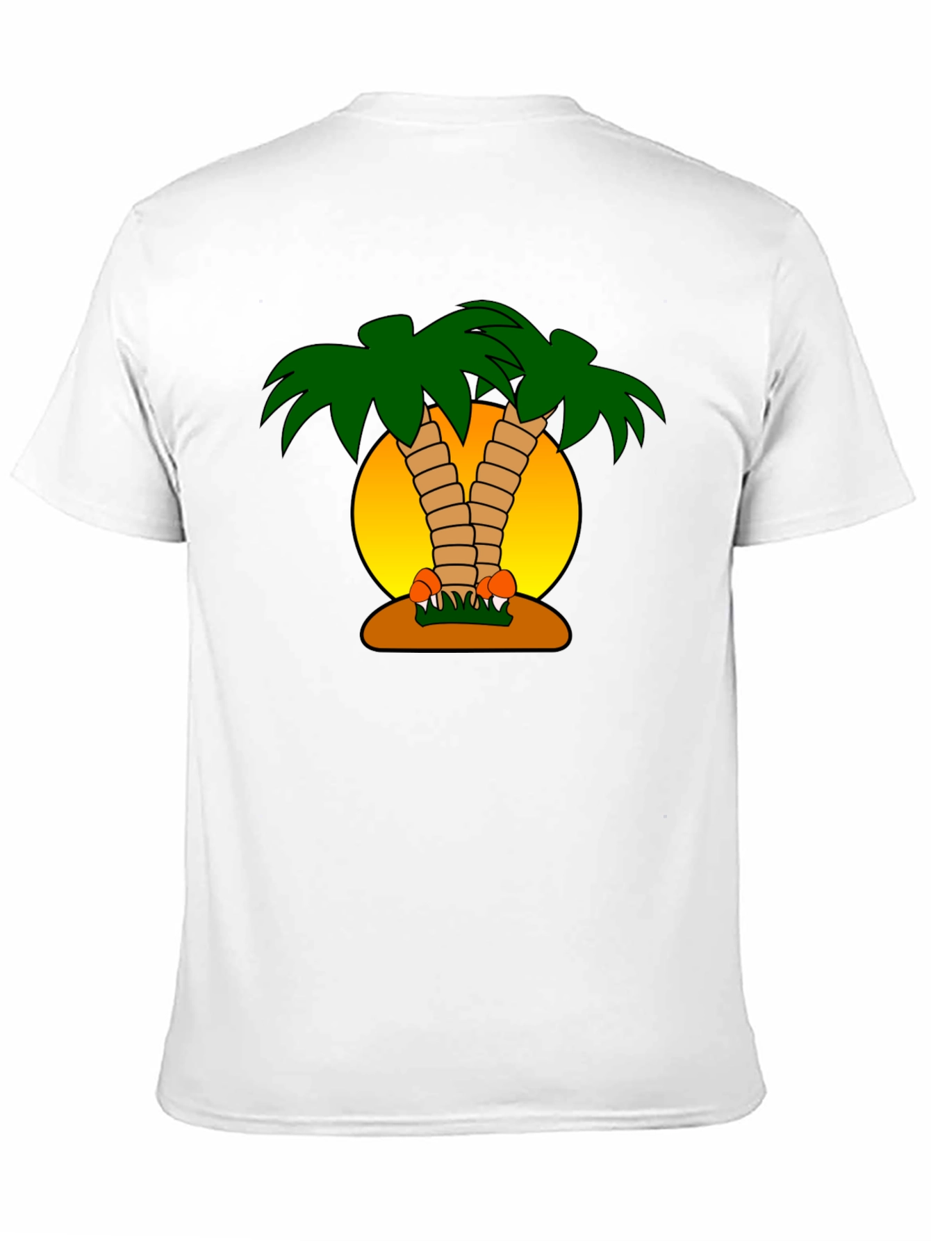 Tropical Palm Tree Graphic T-Shirt