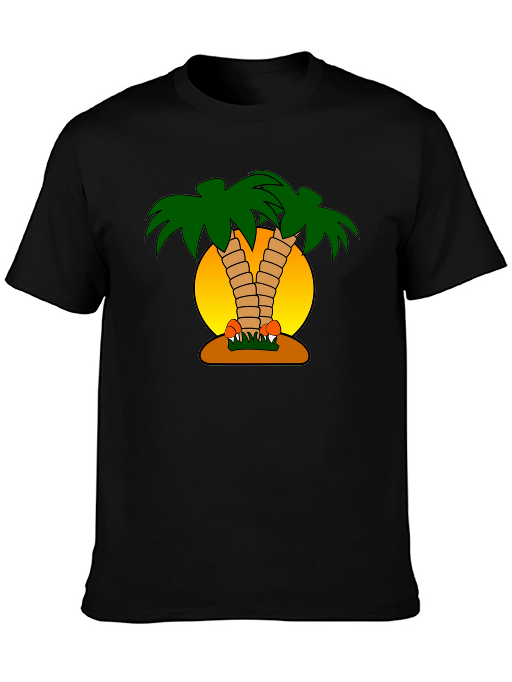 Tropical Palm Tree Graphic T-Shirt