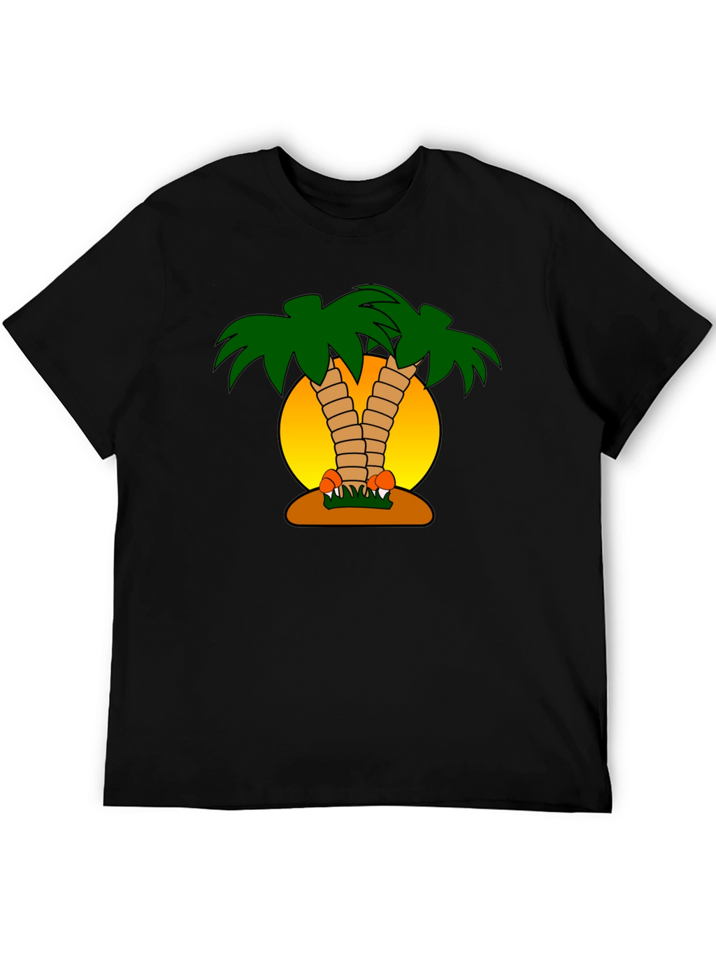 Tropical Palm Tree Graphic T-Shirt