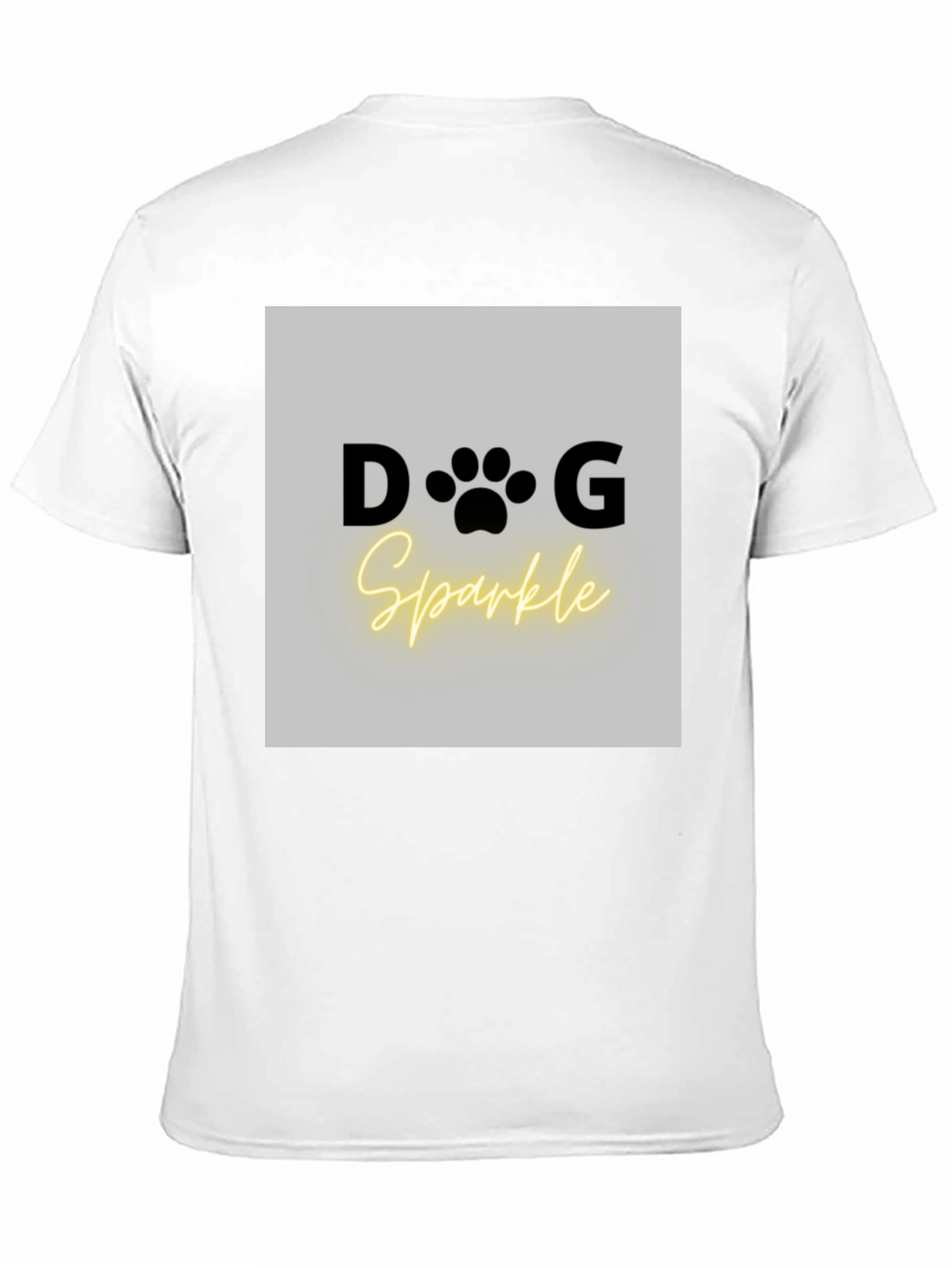 Dog Sparkle Graphic Tee - Unisex Black T-Shirt