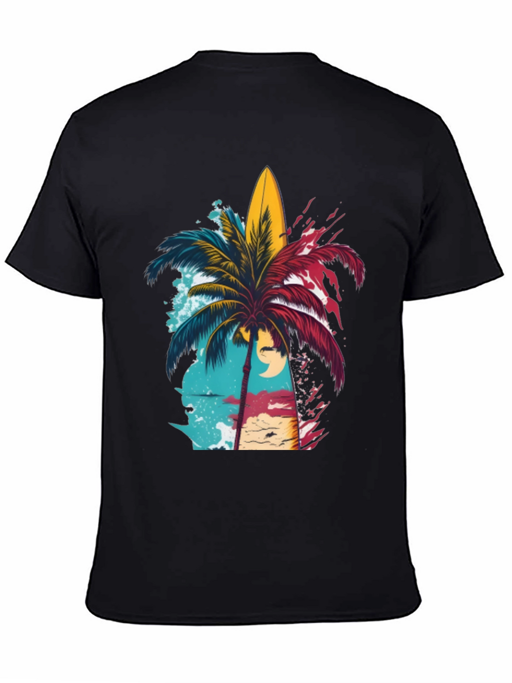 Island Vibes Graphic Tee - Black