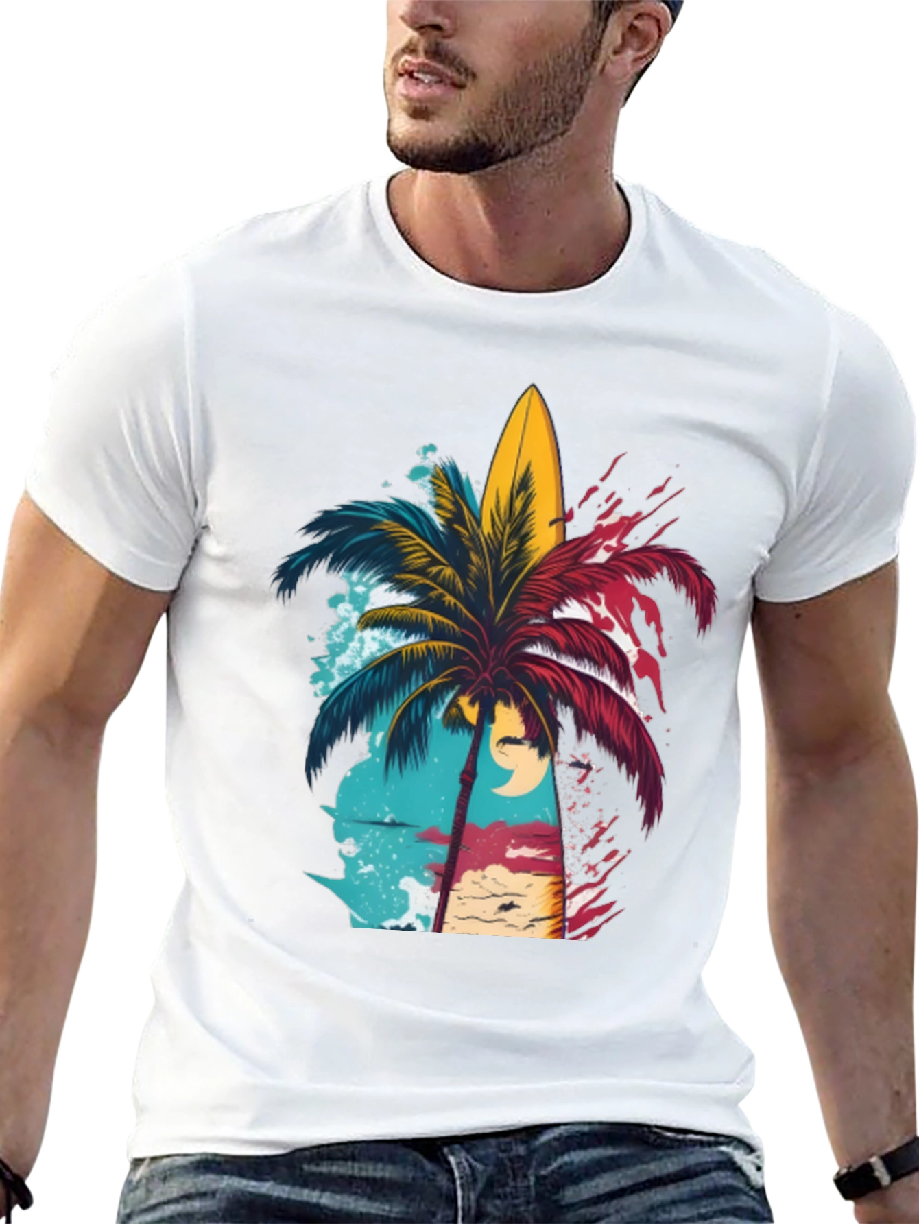 Island Vibes Graphic Tee - Black