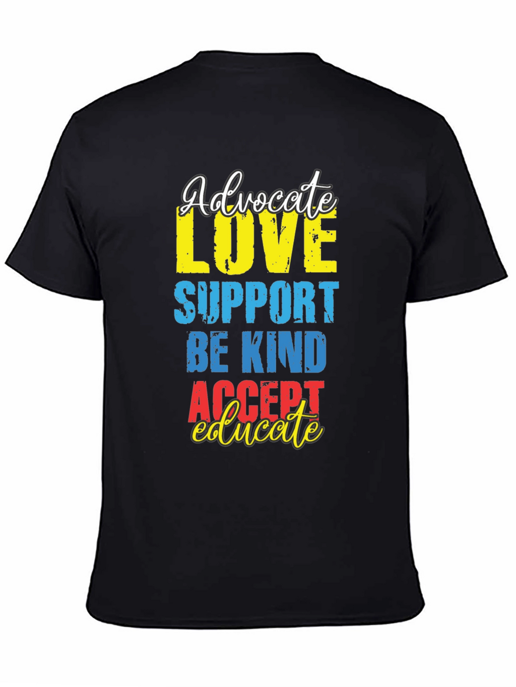 Advocate Love Graphic Tee - Autism Awareness