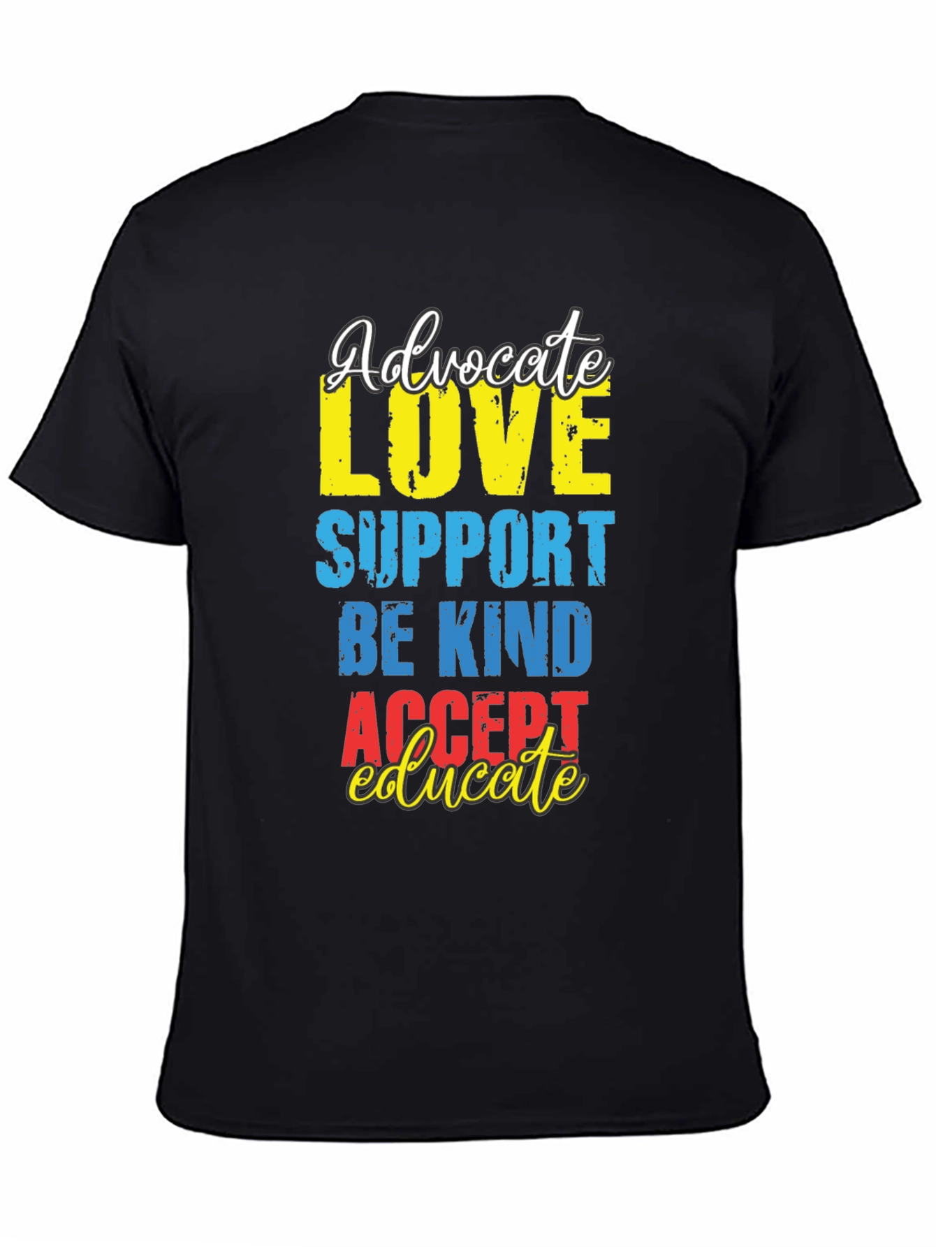 Advocate Love Graphic Tee - Autism Awareness