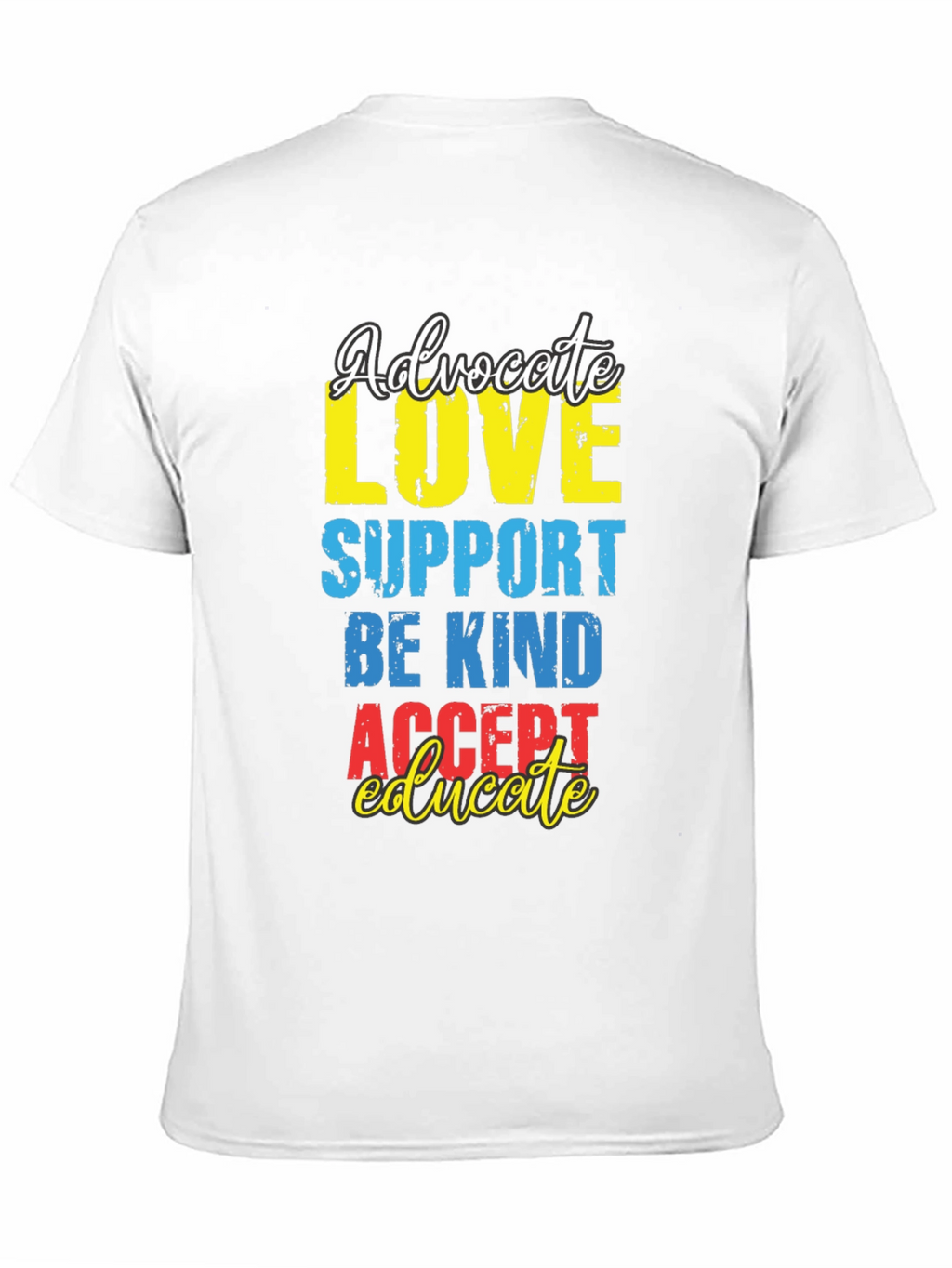 Advocate Love Graphic Tee - Autism Awareness