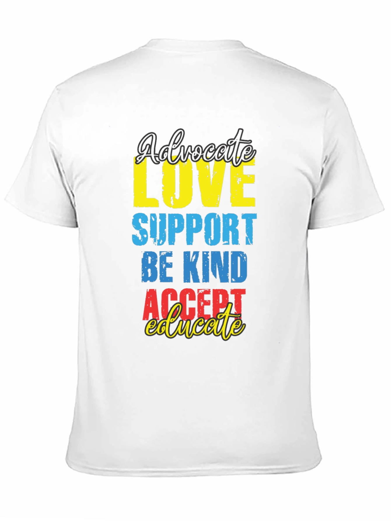 Advocate Love Graphic Tee - Autism Awareness