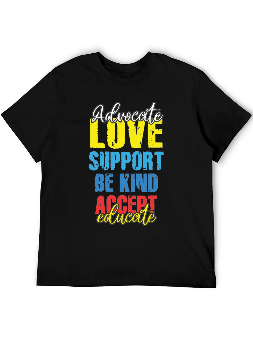 Advocate Love Graphic Tee - Autism Awareness